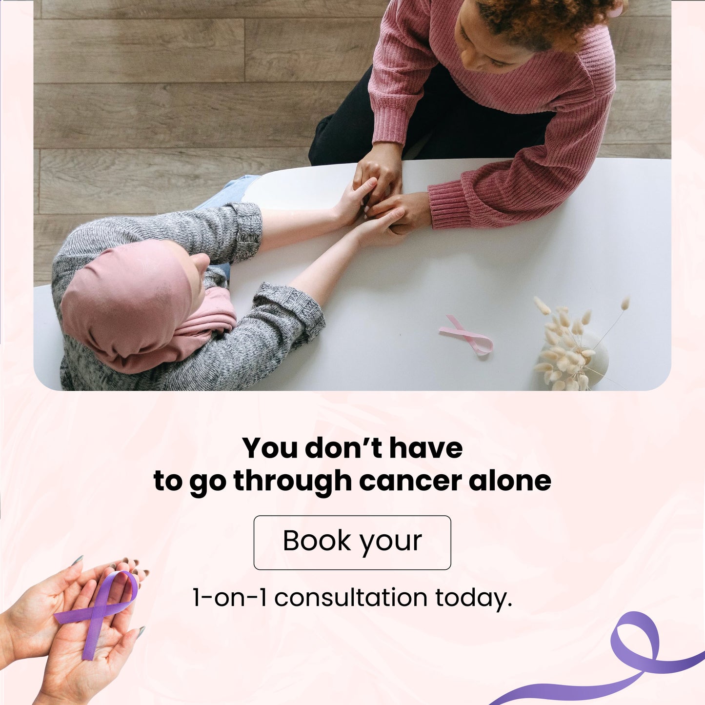 1-on-1 Consultations with Nutritionist, Physical Therapist & Mental Health Expert